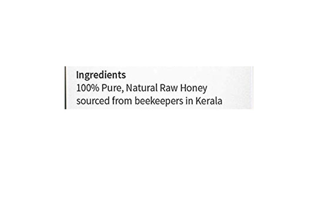 Looms & Weaves Natural Raw Honey (Unprocessed & Unpasteurised)   Glass Jar  250 grams